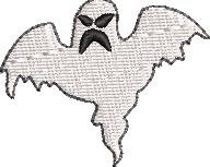 Ghost Mean Machine Embroidery Design (3 sizes)