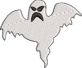 Ghost Mean Machine Embroidery Design (3 sizes)