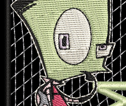 Invader Zim - Big Eye and Thinking - Fan Patch - ZIM 2.0"x4.0"