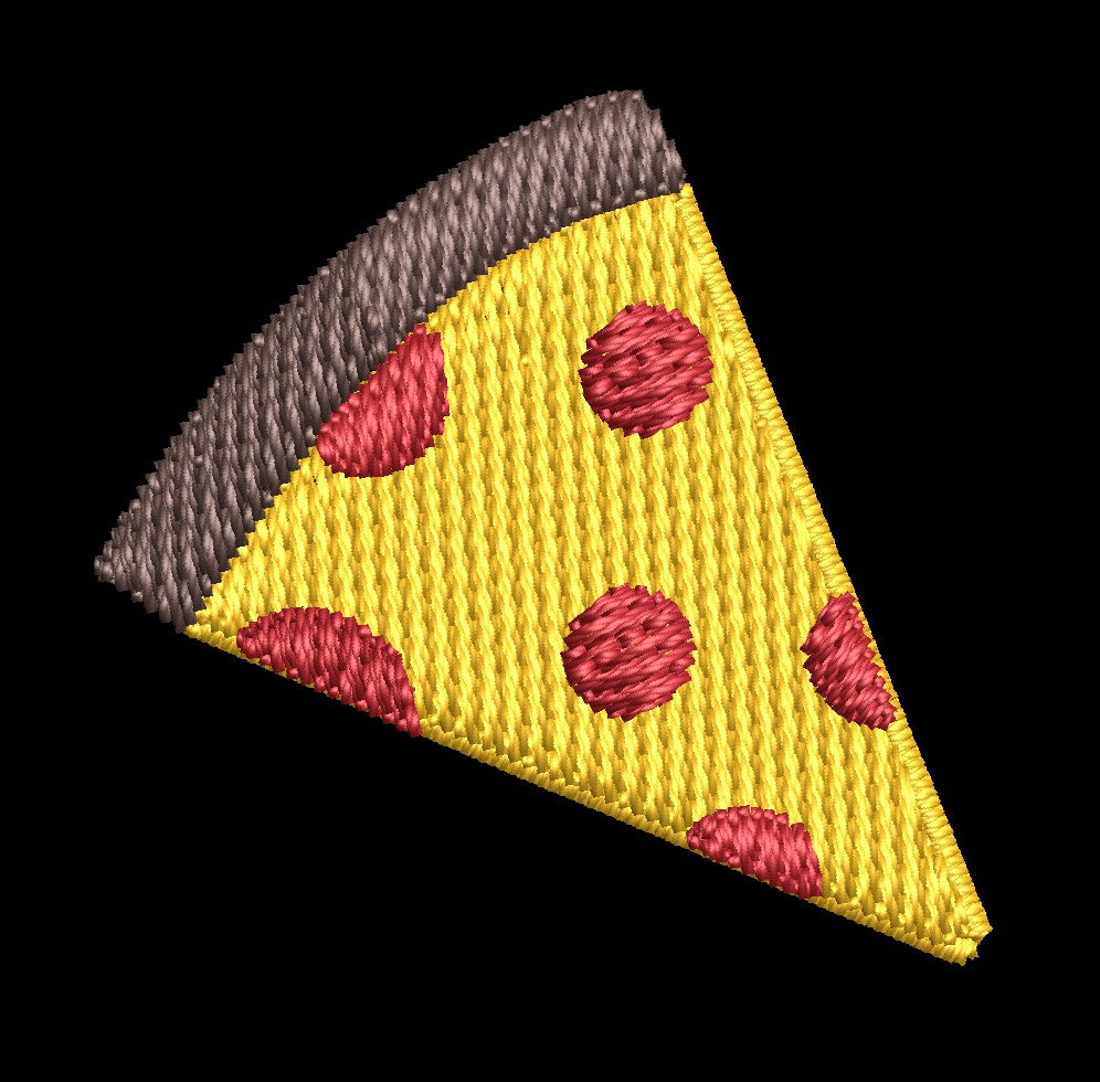 Pizza Slice - Iron-On / Velcro 3.0"x2.0"