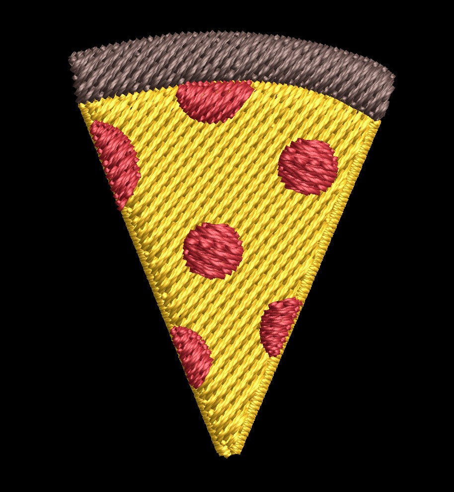 Pizza Slice - Iron-On / Velcro 3.0"x2.0"
