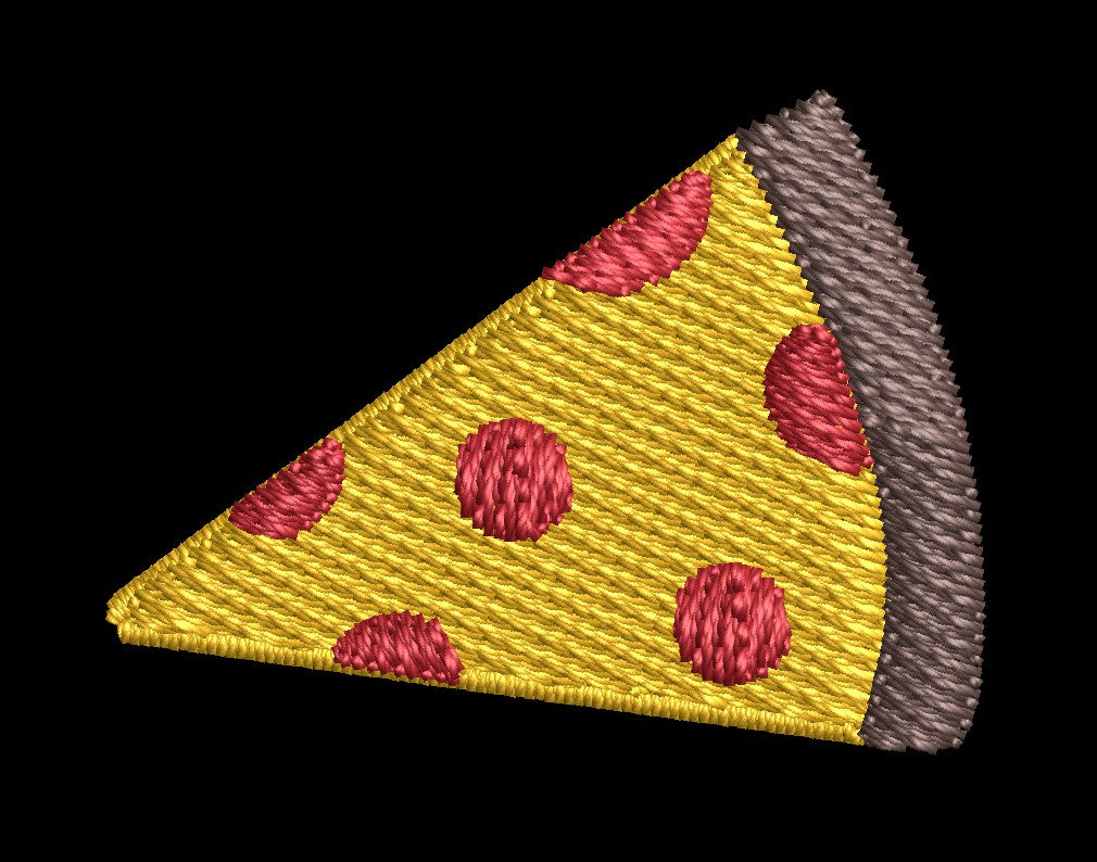 Pizza Slice - Iron-On / Velcro 3.0"x2.0"