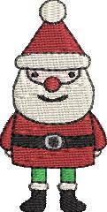 Christmas Santa Embroidery Design (3 sizes)