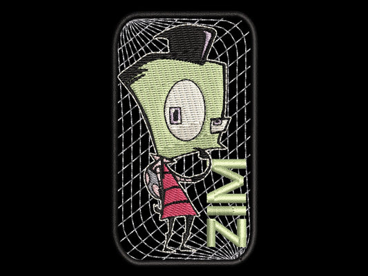 Invader Zim - Big Eye and Thinking - Fan Patch - ZIM 2.0"x4.0"