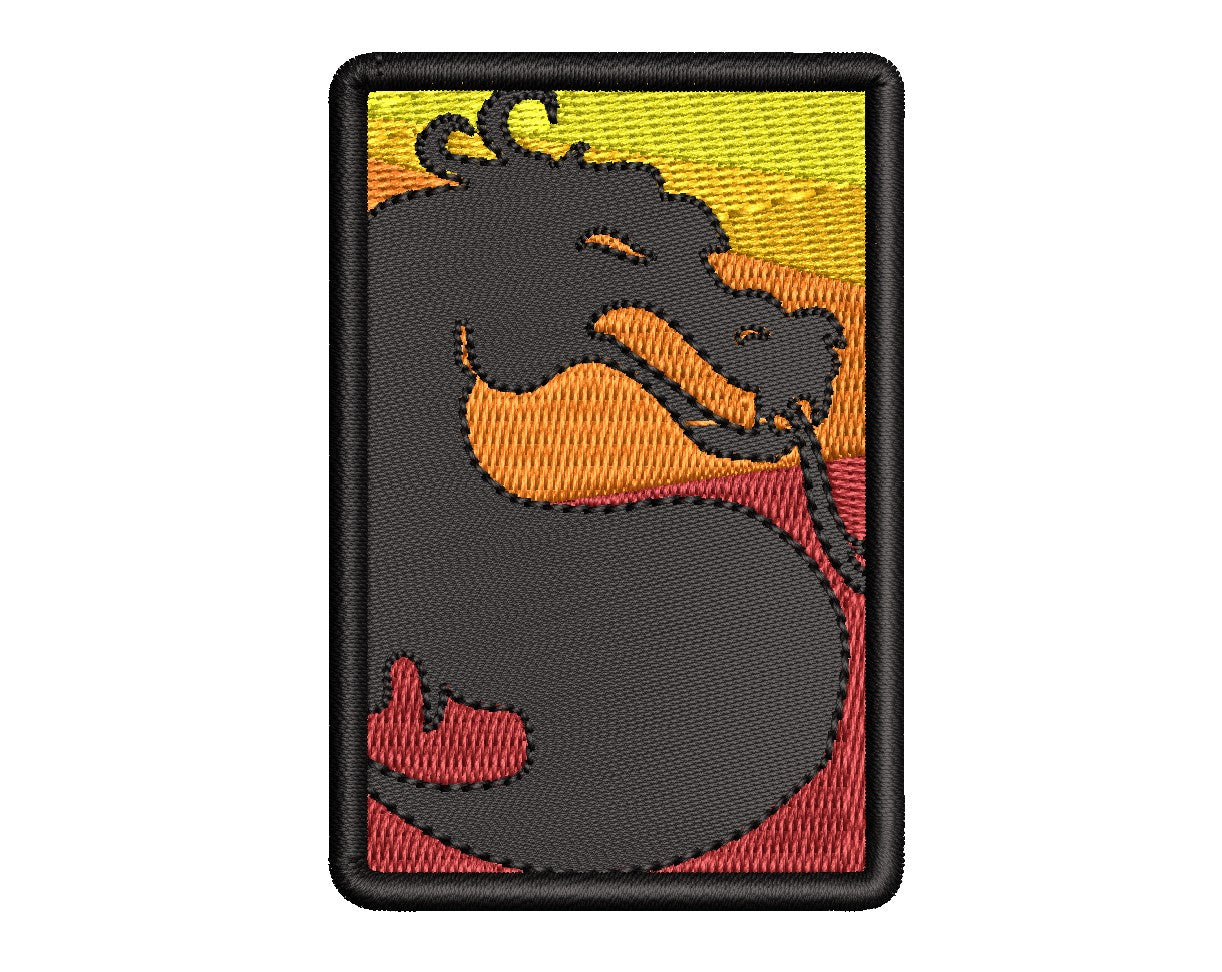 Mortal Combat Fan Patch - Iron-On / Velcro 2.0"x3.0" Full Stitches