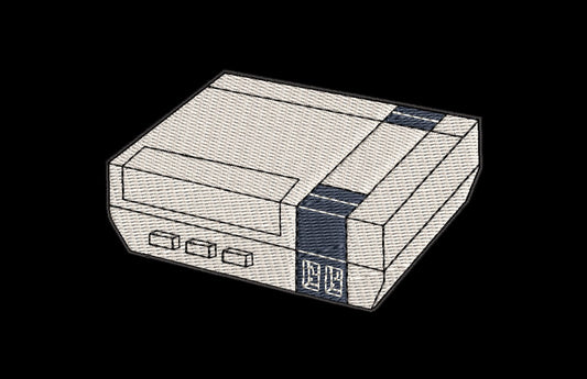 Original Nin Video Game System Fan Patch - Iron-On / Velcro 3.5"x2.25" Full Stitches