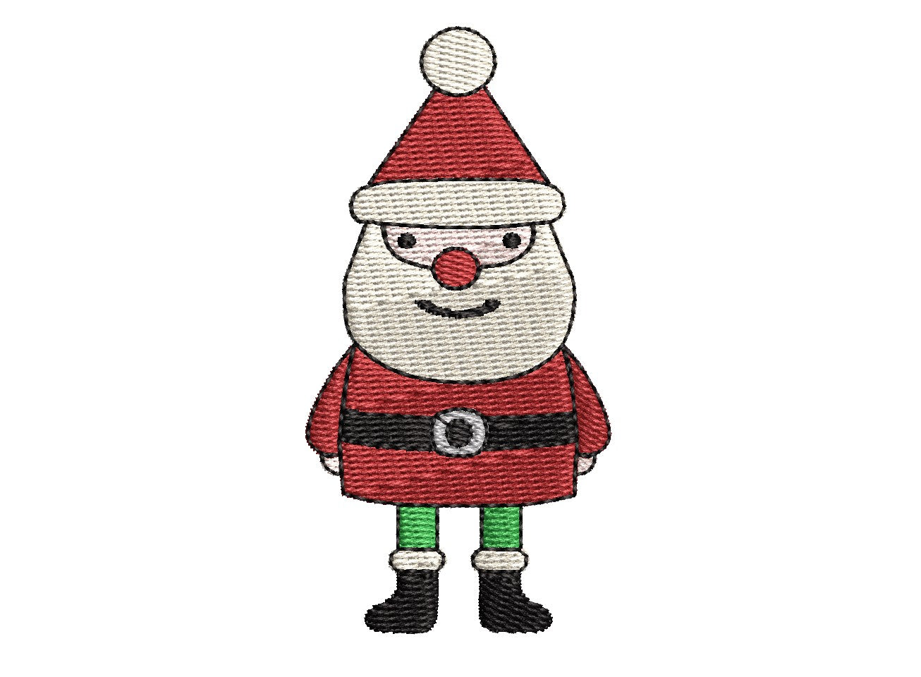 Christmas Santa Embroidery Design (3 sizes)